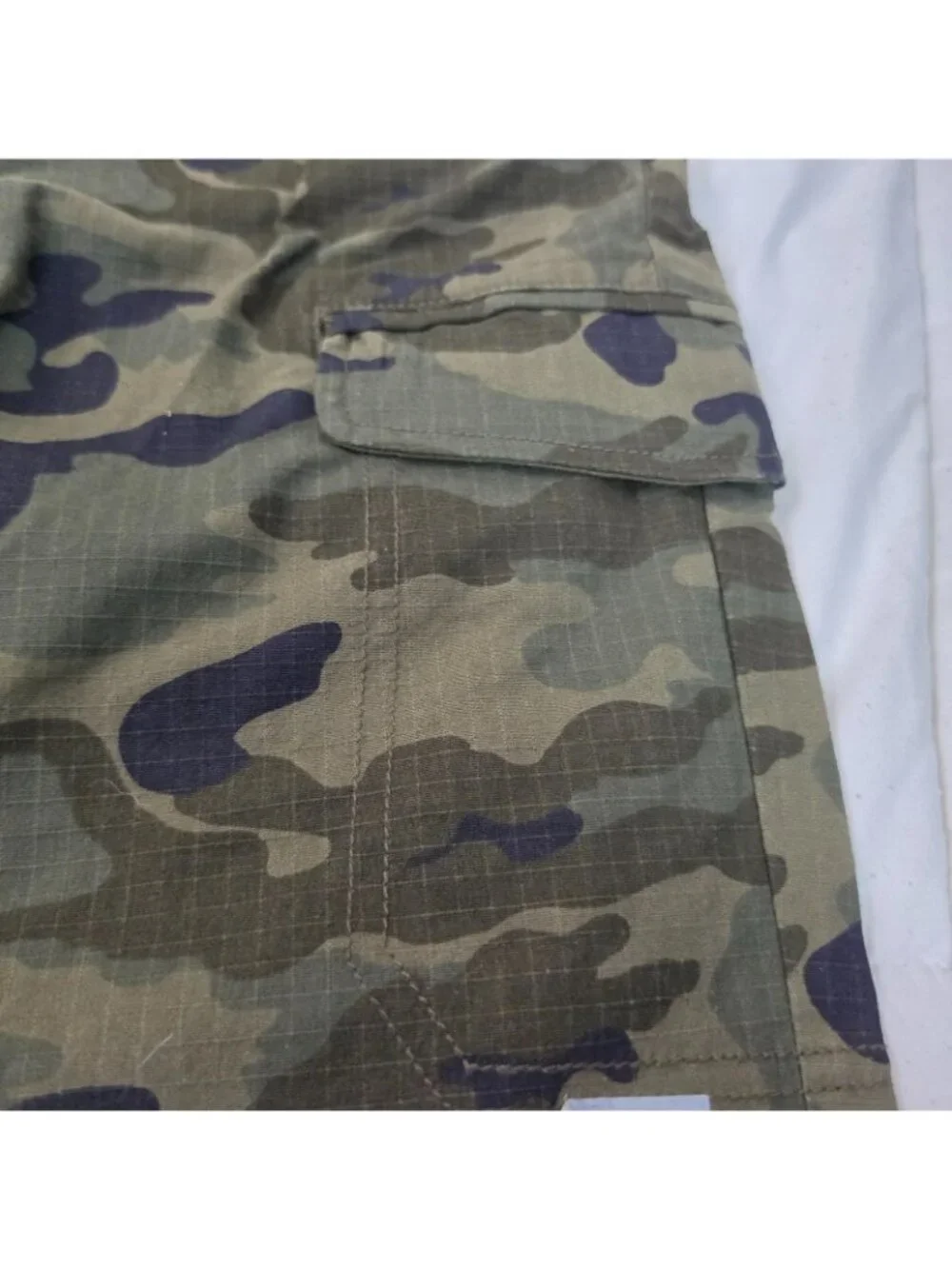 Old Navy Boys XXL 18  Cargo Jogger Pants Built In Flex Green Camouflage Tactical